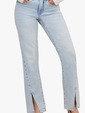 Good American Good Boy Straight Leg Jeans, Petite Sizing